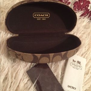 Coach hard eyeglass case